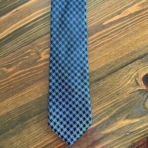 Murano | Men’s Black & Blue Dress Tie | 3" Wide | 0483